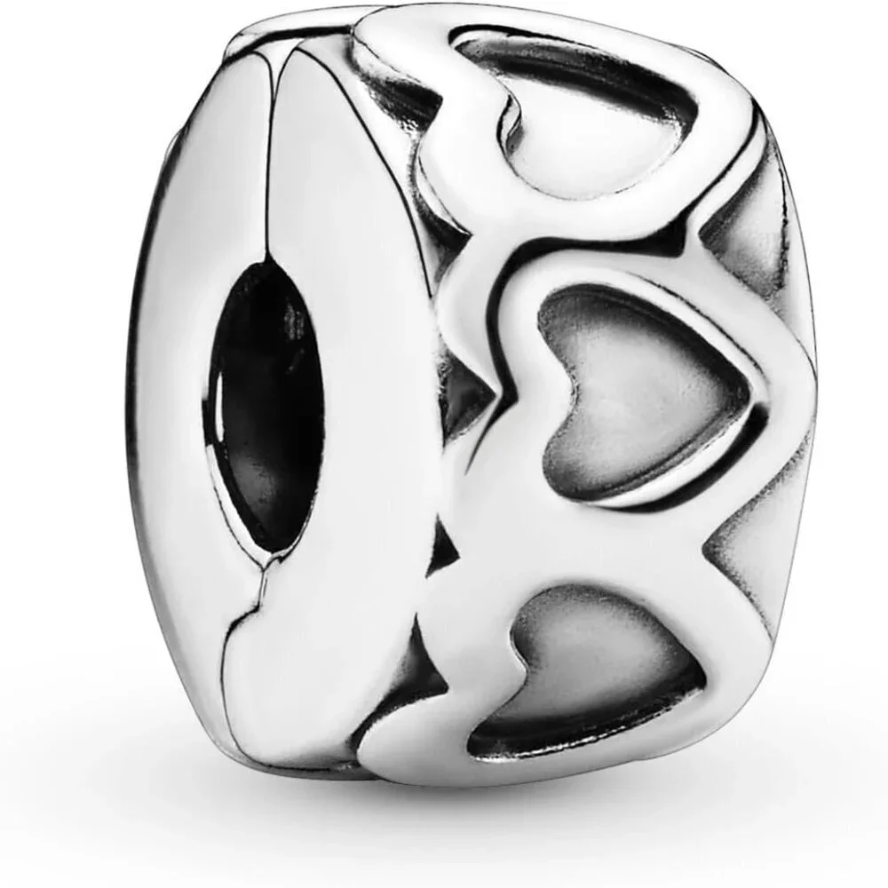 Sterling Silver Heart Charm for Moments Bracelets Gift for Her